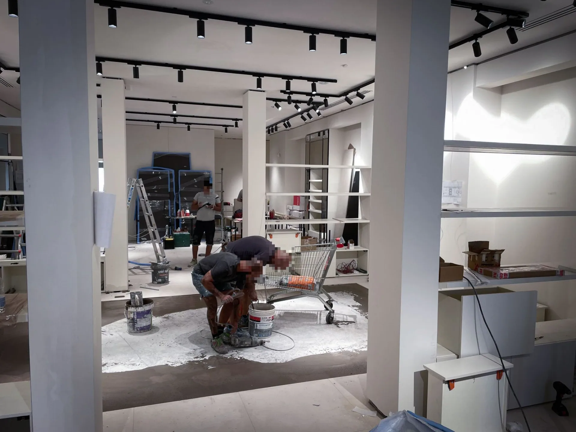 Construction Management Portfolio – Lanvin, work in progress 3