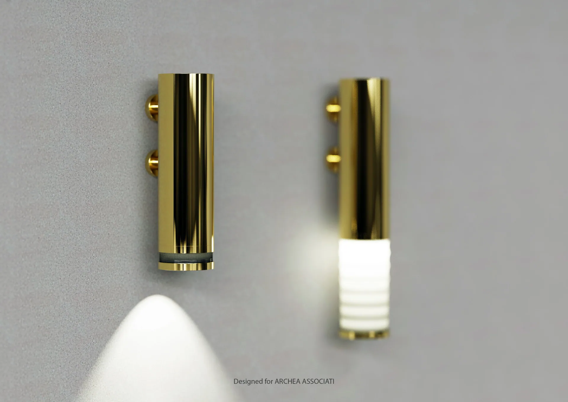 Serie in tubo d'ottone – lampade tubolari in ottone, immagine 8