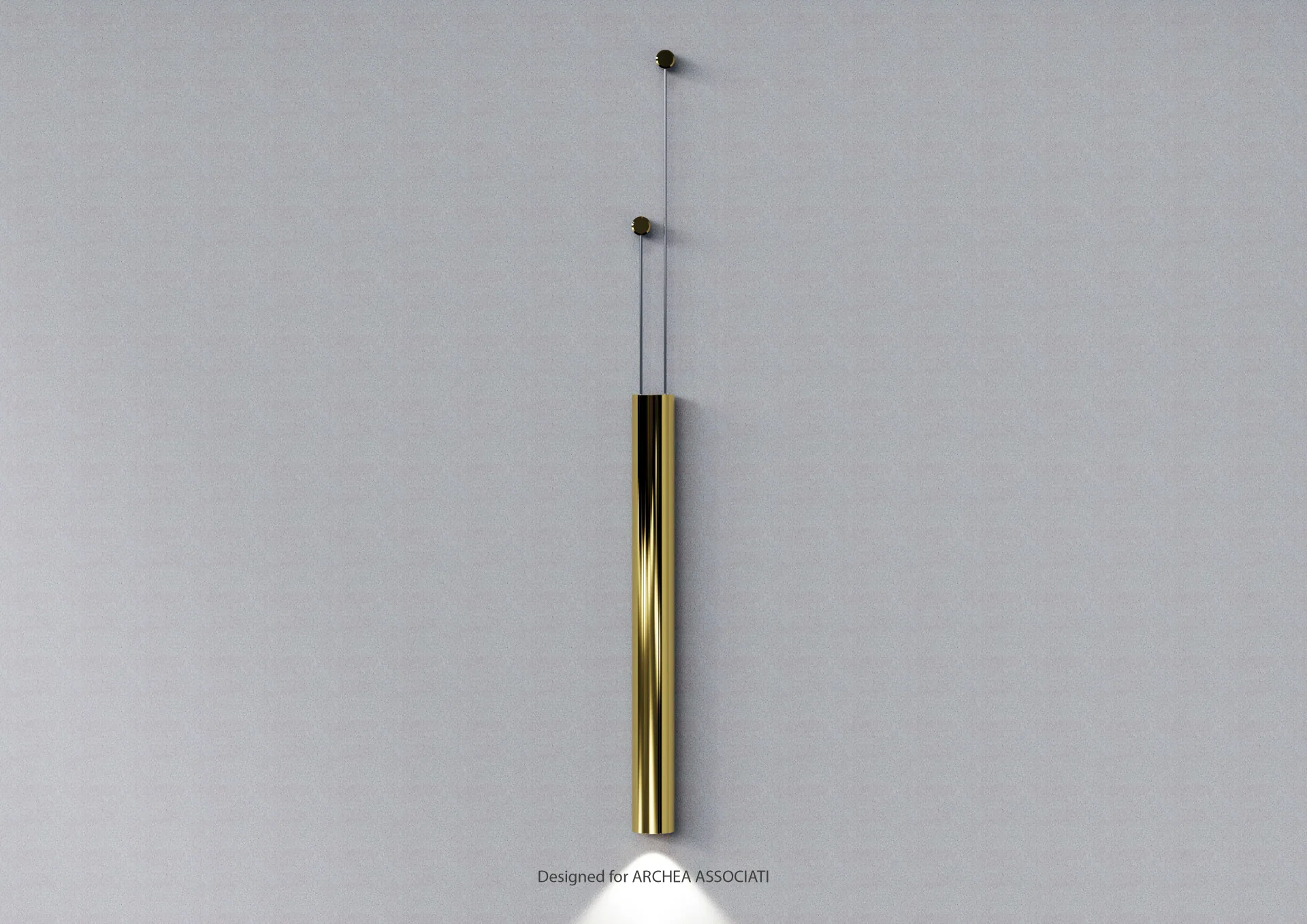 Serie in tubo d'ottone – lampade tubolari in ottone, immagine 10