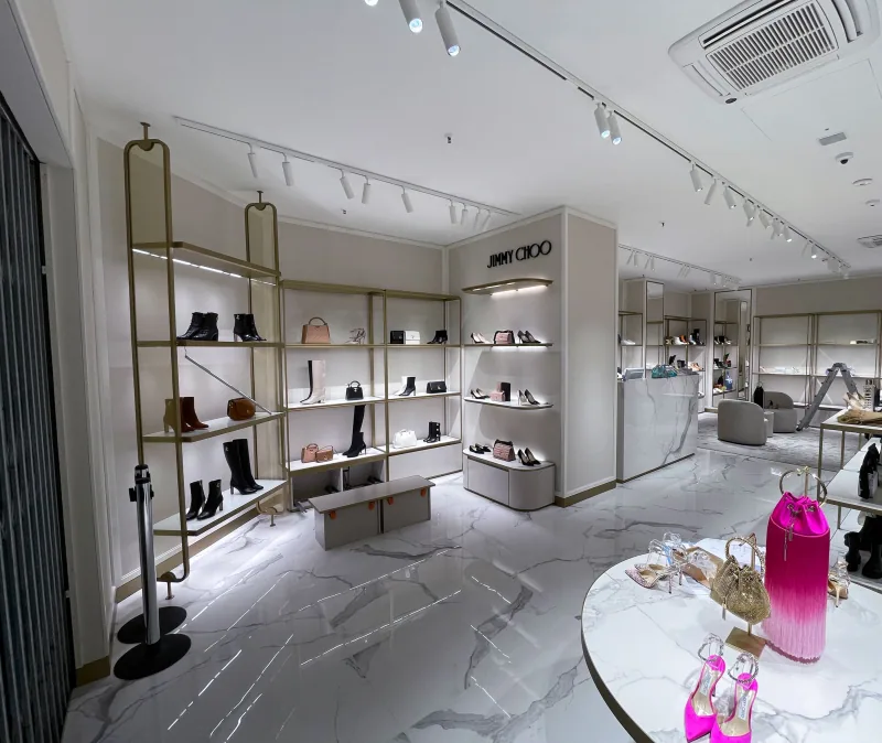 Construction Management Portfolio – Jimmy Choo, completed store 1