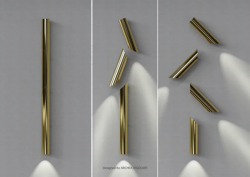 Brass Tube Series – brass tube lamps, image 1