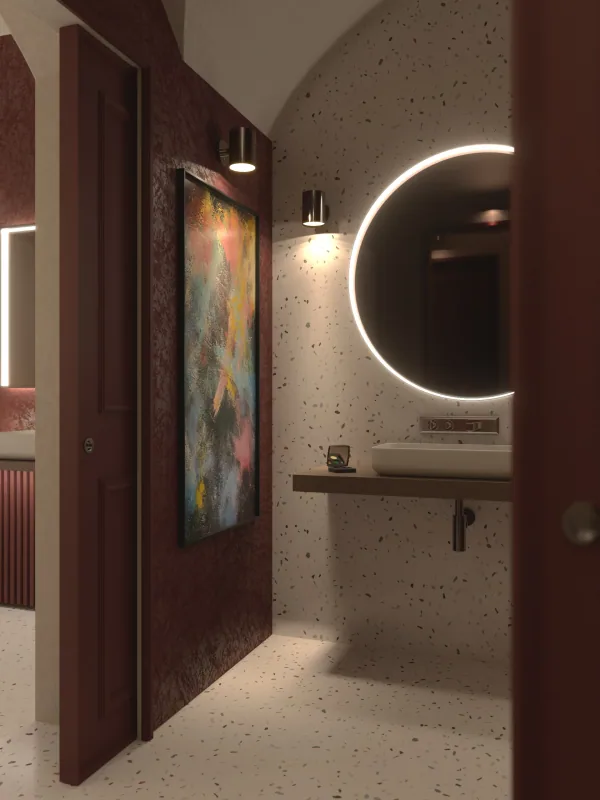 Nail Studio – bathroom antechamber